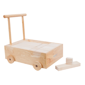 รถลากบรรจุบล็อกใหญ่พิเศษ (ไม่ทำสี) 90ชิ้น , ของเล่นไม้, ของเล่นเสริมพัฒนาการ, ของเล่นเด็กอนุบาล, สื่อการสอนเด็กอนุบาล