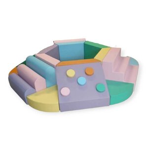 ชุดปีนป่ายหกเหลี่ยมรวมบ่อบอล ภูเขานุ่มนิ่ม, บ่อบอลนุ่ม เบาะนุ่ม ของเล่นเสริมพัฒนาการ สินค้าราคาโรงงาน Soft play, indoorplayground เครื่องเล่นสนามในร่ม Kid Zone