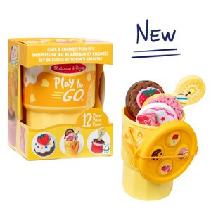 ของเล่นทำเค้ก คุ๊กกี้ คัพเค้ก มีเวลโคร่ 12ชิ้น Melissa & Doug Play to Go Cake & Cookies Play Set