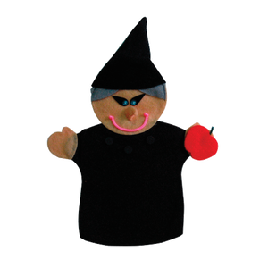 หุ่นมือ แม่มด ของเล่นเสริมทักษะ,ของเล่นเด็ก, สื่อการสอนอนุบาล พร้อมส่ง