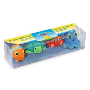ชุดตุ๊กตารูปสัตว์บีบน้ำ รุ่นสัตว์ทะเล Seaside Sidekick Water toy รุ่น 6435 Melissa&Doug, ของเล่นเสริมพัฒนาการ, ของเล่น