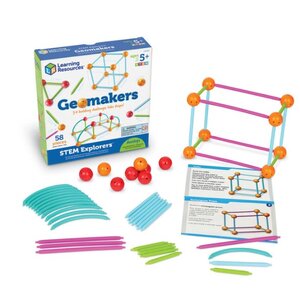 ชุดสร้างรูปทรงเรขาคณิตแสนสนุก ของเล่นเสริมพัฒนาการ, ของเล่นเด็กอนุบาล, สื่อการสอนเด็กอนุบาล พร้อมส่ง