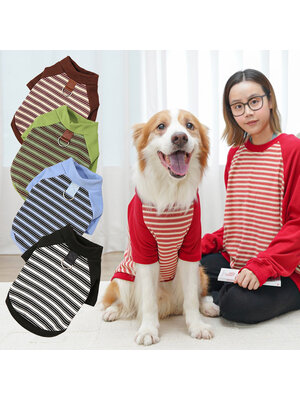 🇹🇭พร้อมส่ง🇹🇭 มีไซส์ XS-6XL 🐻 เสื้อลายทางสุดเท่ห์ for pet เสื้อสุนัข แมว หมา หมาใหญ่