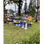 เครื่องเล่นสนาม กลางแจ้ง เหล็ก,คานกระดก 4 ที่นั่ง ปรับใหม่ตามมาตรฐาน มอก. Outdoor Playground, ราคาโรงงาน สินค้าสั่งผลิต 10-20 วัน