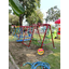 เครื่องเล่นสนามกลางแจ้ง เหล็ก ชุดปีนป่ายรวมรถไฟ พร้อมชิงช้านั่งคู่ OutdoorPlayground,ผลิตเครื่องเล่นสนาม,เครื่องเล่นในสนามเด็กเล่น,เครื่องเล่นงบสพฐ.,ประชารัฐ, ราคาโรงงาน