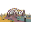 เครื่องเล่นสนามกลางแจ้ง ปีนป่ายบาร์โหน เชือกสลิง เครื่อเล่นสนามเหล็ก outdoorplayground สั่งนำเข้า