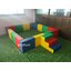 บ่อบอลพร้อมบันได บ่อบอลสี่เหลี่ยมนุ่มนิ่ม , คอกบอล กันกระแทก เบาะนุ่ม หนัง pvc คอกกั้นเด็ก ,ของเล่นนุ่มนิ่ม เครื่องเล่นสนามในร่ม KidZoneSI-02