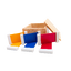 กล่องไม้สี 3 คู่ ของเล่นไม้, ของเล่นเสริมพัฒนาการ,มอนเตสเซอรี่,ของเล่นเด็กอนุบาล,มอนเตสซอรี่ ,montessori, สื่อการสอนประถม