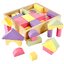 บล็อกไม้ทำสี 50 ชิ้น , ของเล่นไม้, ของเล่นเสริมพัฒนาการ, ของเล่นเด็กอนุบาล, สื่อการสอนเด็กอนุบาล