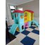บ้านเด็กวินเทจ สีพาสเทล, สไลเดอร์พร้อมปีนป่าย บ้านสไลเดอร์ของเล่น บ้านน้อยสองชั้น กระดานลื่นพลาสติก,บ้านมีสไลเดอร์ , เครื่องเล่นสนาม พร้อมส่ง