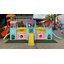 บ้านป้อมสไลด์สีหวาน , 3ป้อม ,สไลเดอร์พร้อมปีนป่าย 2สไลด์ บ้านสไลเดอร์ของเล่น บ้านน้อยสองชั้น กระดานลื่นพลาสติก,บ้านมีสไลเดอร์ , เครื่องเล่นสนามพร้อมส่ง