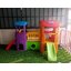 บ้านน้อย2ชั้นหลากสี บ้านสไลเดอร์ สไลเดอร์พร้อมปีนป่าย บ้านสไลเดอร์ของเล่น บ้านน้อยสองชั้น สไลเดอร์บ้าน,กระดานลื่น , เครื่องเล่นสนามในร่ม กลางแจ้ง kidszone พร้อมส่ง