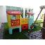 บ้านเด็กวินเทจ สีพาสเทล, สไลเดอร์พร้อมปีนป่าย บ้านสไลเดอร์ของเล่น บ้านน้อยสองชั้น กระดานลื่นพลาสติก,บ้านมีสไลเดอร์ , เครื่องเล่นสนาม พร้อมส่ง