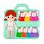 หนูน้อยแต่งตัว - 7 วัน 7 สี ของเล่นเสริมพัฒนาการ ,ของเล่นเสริมทักษะ,ของเล่นเด็ก, สื่อการสอนอนุบาล
