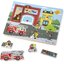 พัซเซิลรุ่นสถานีดับเพลิงมีเสียง Melissa & Doug Sound Puzzle Around the Fire Station 8 Pcs ไม่มียี่ห้ออื่น รีวิวดีใน Amazon USA จับถนัดมือ ของเล่นเด็ก (มีเสียง)