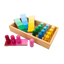 ตุ๊กตาเทียบสี (ชุดเรียงสี), ของเล่นไม้, ของเล่นเสริมพัฒนาการ, ของเล่นเด็กอนุบาล, สื่อการสอนเด็กอนุบาล,มอนเตสซอรี่ ,montessori, สื่อการสอนประถม