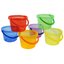 ชุดถังโปร่งใส 6 ใบ (6 สี) , ของเล่นเสริมพัฒนาการ, ของเล่นเด็ก, สื่อการสอน , ของเล่นหาดทราย ,ชุดของเล่นชายหาด