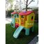 บ้านเด็กวินเทจ สีพาสเทล, สไลเดอร์พร้อมปีนป่าย บ้านสไลเดอร์ของเล่น บ้านน้อยสองชั้น กระดานลื่นพลาสติก,บ้านมีสไลเดอร์ , เครื่องเล่นสนาม พร้อมส่ง