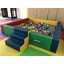 บ่อบอล พร้อมสไลด์ มีบันได อ่างบอลสี่เหลี่ยมนุ่มนิ่ม ,กันกระแทก เบาะนุ่ม หนัง pvc คอกกั้นเด็ก รับทำบ้านบอลในห้าง