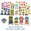 ชุดเล่นแต่งตัวแม่เหล็ก Paw และพองเพื่อนMelissa & Doug X PAW Patrol Magnetic Pretend Play ของเล่นเสริมพัฒนาการ,ของเล่นเด็ก