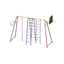 บาร์ปีนป่าย+แป้นบาส เครื่องเล่นสนาม กลางแจ้ง เหล็ก, สนามเด็กเล่น ,OutdoorPlayground, เครื่องเล่น สพฐ. โรงเรียน ศูนย์เด็กเล็ก