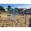 เครื่องเล่นสนาม กลางแจ้ง เหล็ก ชุดโดมกลม มีบาร์โหนบาร์ไต่ 2 ชั้น Outdoor Playground, ราคาโรงงาน