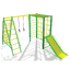 อุปกรณ์ ปีนป่าย+สไลเดอร์ เครื่องเล่นสนาม กลางแจ้ง เหล็ก, สนามเด็กเล่น ,OutdoorPlayground, เครื่องเล่น สพฐ. โรงเรียน ศูนย์เด็กเล็ก