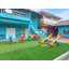เครื่องเล่นสนาม กลางแจ้ง เหล็ก, ไม้กระดก 4 ที่นั่ง Outdoor Playground, ราคาโรงงาน สินค้าพร้อมส่ง 7-15 วัน