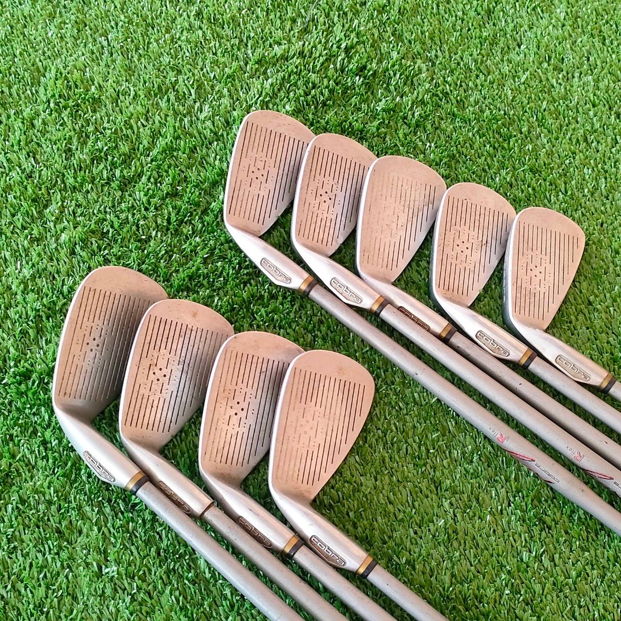 ชุดเหล็ก KING COBRA II OVERSIZE มีเหล็ก 3-9 เเละ PW SW ก้าน KING IQ SYSTEM FLEX R