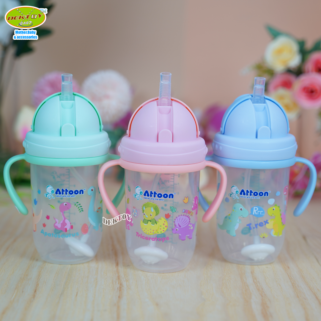 Attoon แอทตูน แก้วหัดดื่ม แก้วน้ำเสริมทักษะการดูด Magic 360