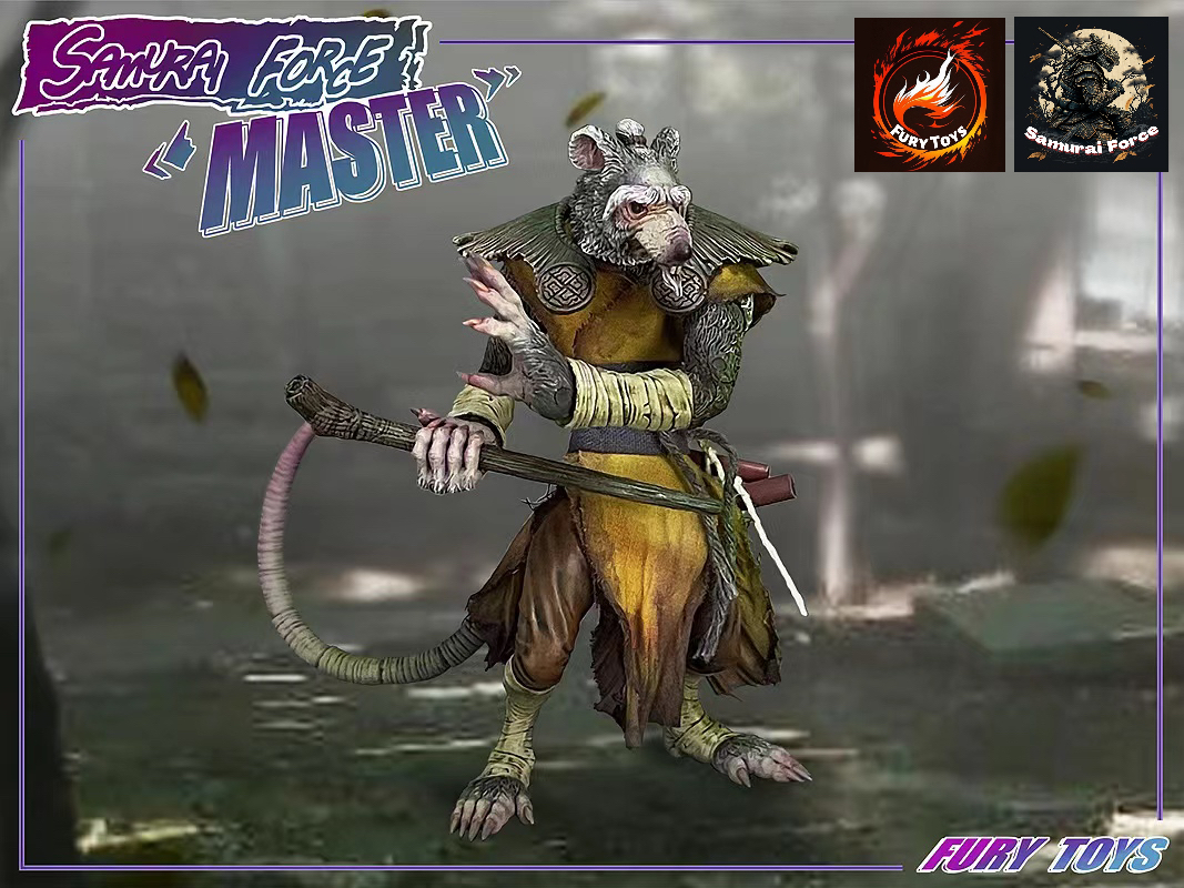 [พร้อมส่ง] Fury toys 1/12 : Samurai Force Wave 2 - The Master (อาจารย์หนู)