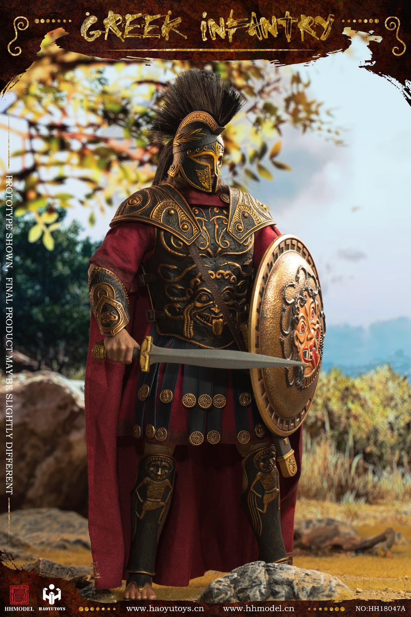 [สั่งจอง]HHMODEL x HAOYUTOYS HH18047 1/6 : Imperial Army-Greek Infantry Gold Edition