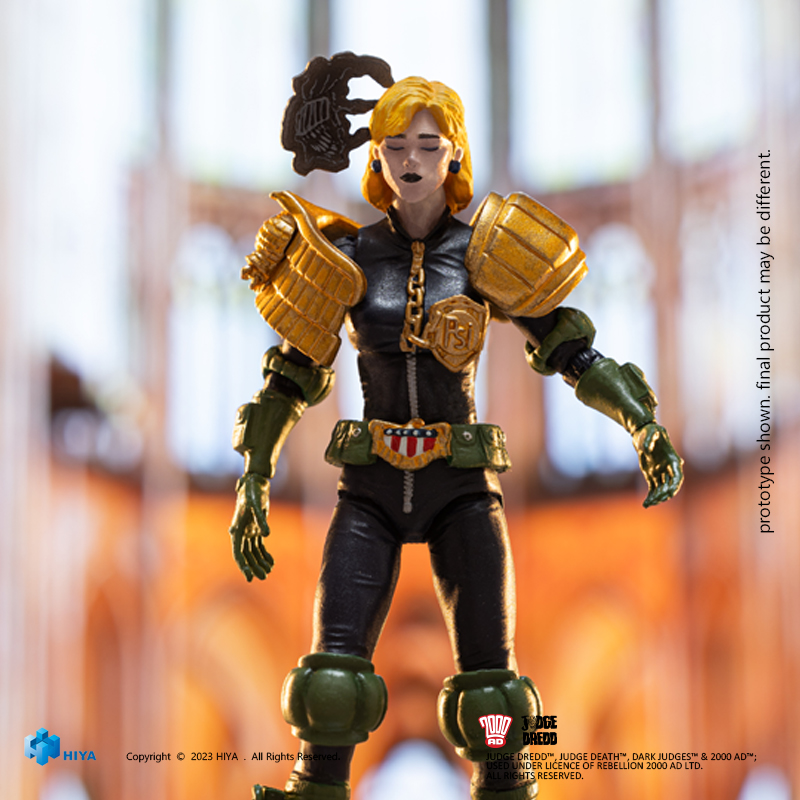 [สั่งจอง]Hiya toys 1/18 : EMJ0262 - JUDGE DREDD Hall of Heroes Judge Anderson (10cm)