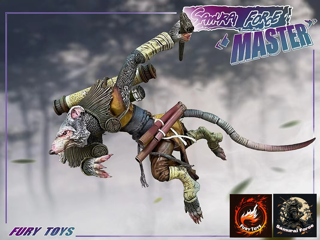 [พร้อมส่ง] Fury toys 1/12 : Samurai Force Wave 2 - The Master (อาจารย์หนู)