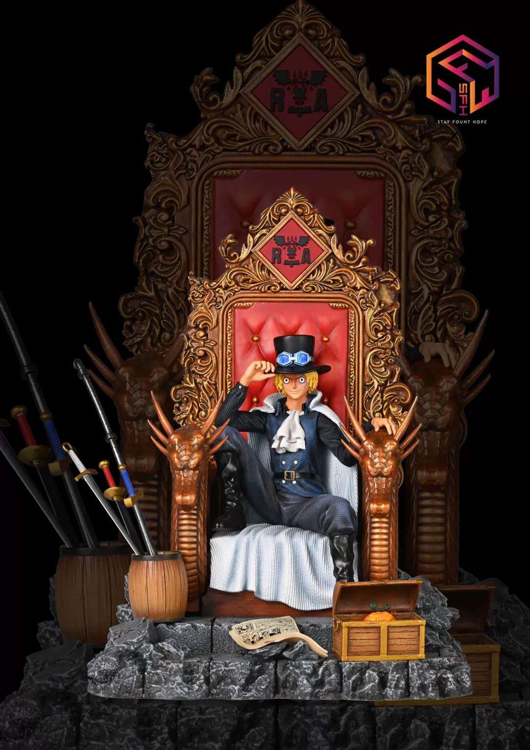 [สั่งจอง]SFH Studio 1/6 Scale : Sabo on Throne