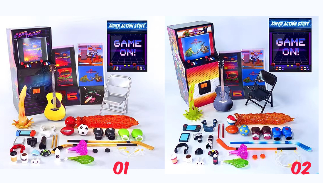 [พร้อมส่ง] Super Action Stuff 1/12 : Game On Version (มีให้เลือก 2 แบบ)