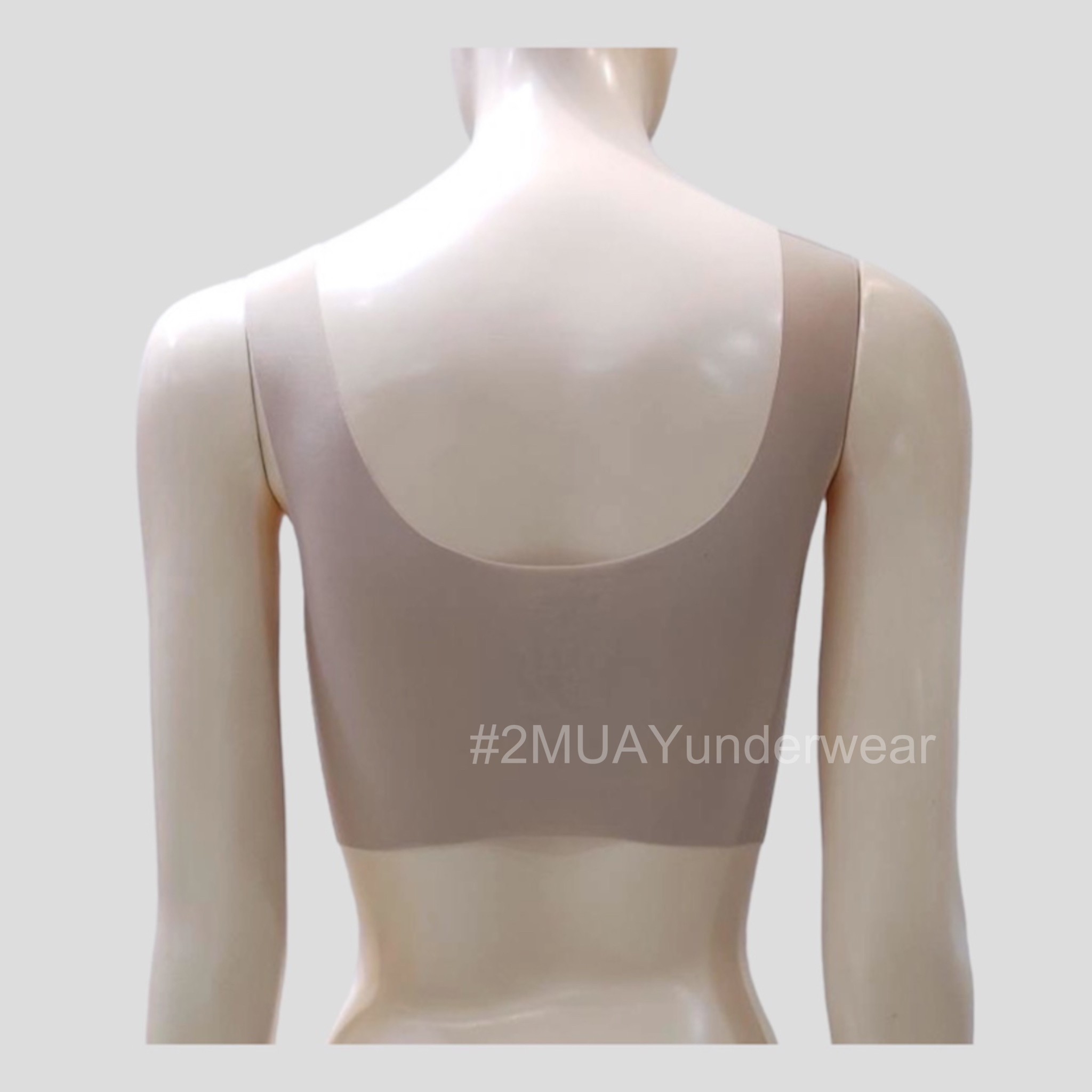 2MUAY SEAMLESS UNDERWEAR บราสวมหัว บราไร้โครง ไร้ตะเข็บ ใส่สบาย BRA TOP 3สี SIZE M, L, XL รุ่น NB5