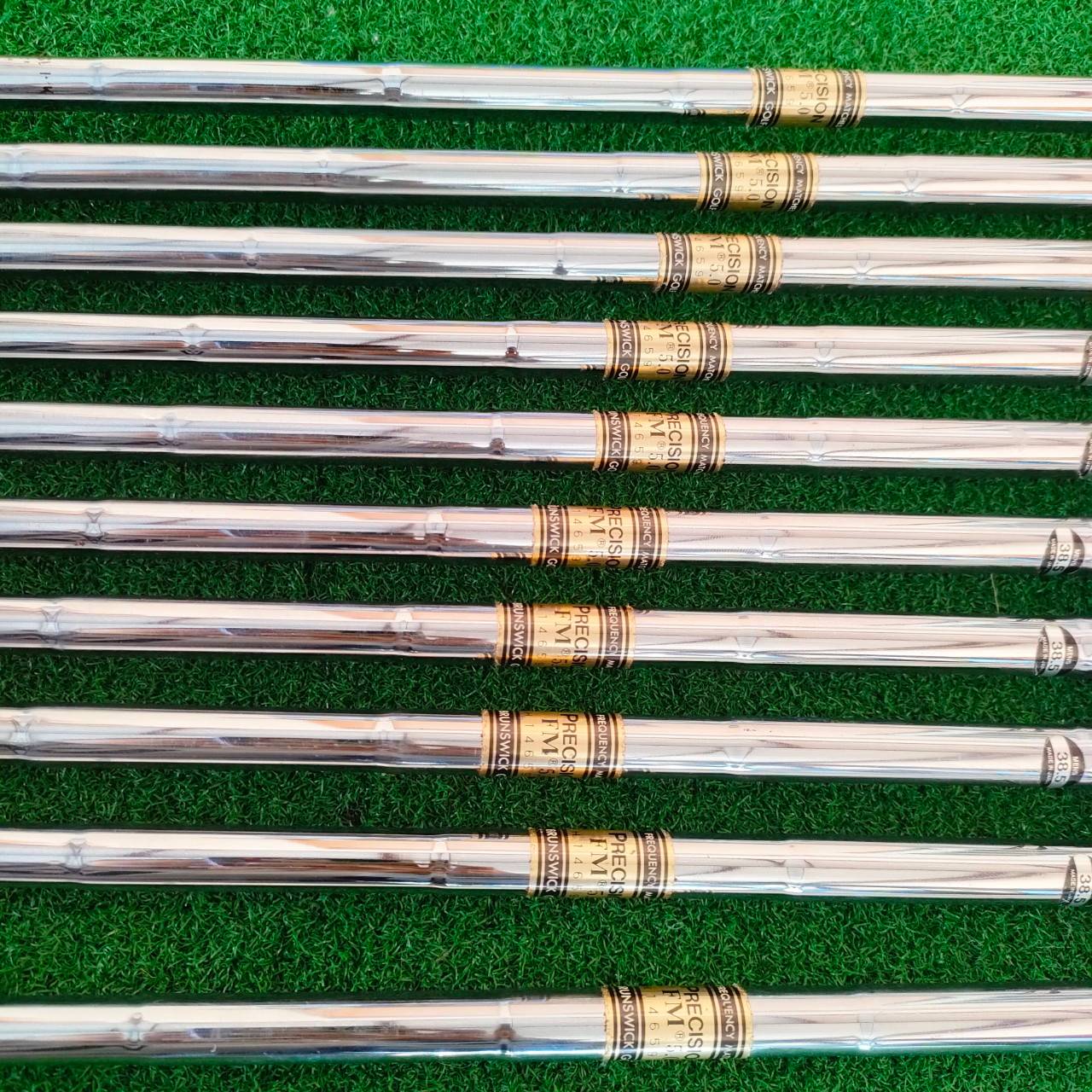 ชุดเหล็ก BRIDGESTONE REYGIANDE FORGED มีเหล็ก 3-9 PW SW P/S ชุดใหญ่ 10 ชิ้น ก้าน PRECION 5.0 สุดยอดพรีเมี่ยม กริพเปลี่ยน GOLF PRIDE ใหม่ทั้งชุด