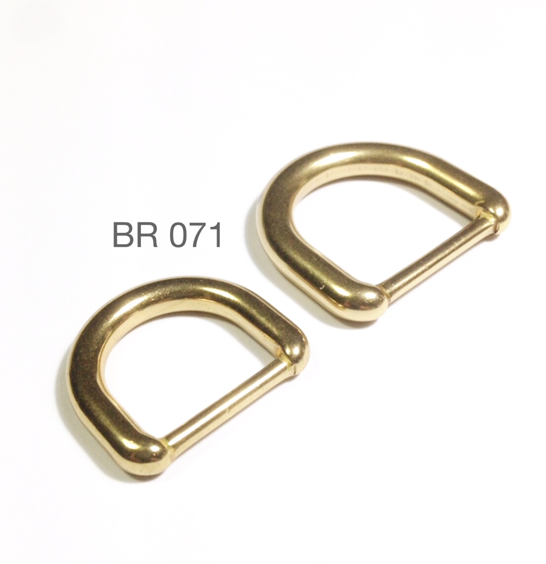 BR071 ห่วงตัวดีญี่ปุ่น อะไหล่ทองเหลืองแท้ อุปกรณ์DIY อุปกรณ์งานหนัง leatherbrass**ราคาต่อชิ้น**