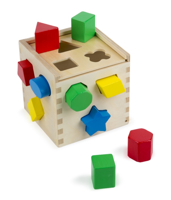 บล๊อกหยอดรูปร่าง Shape Sorting Cube Melissa&Doug,ของเล่นเสริมพัฒนาการ,ของเล่น