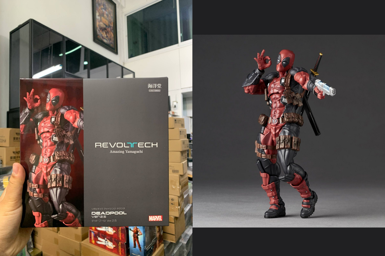 [พร้อมส่ง] Kaiyodo : Revoltech Amazing Yamaguchi (เวอร์ชั่นปกติ) - Deadpool 2.5 (แดง)"