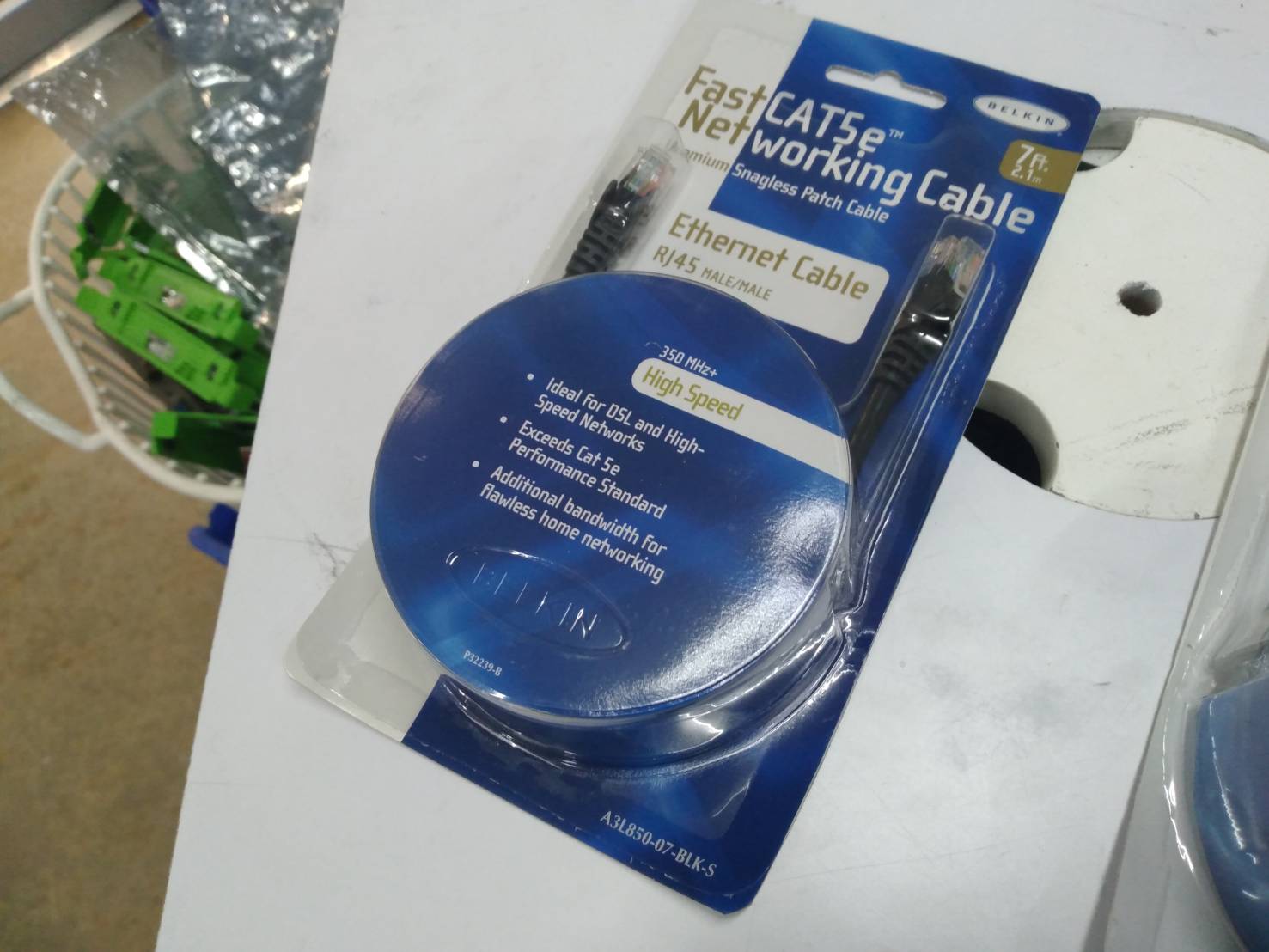 Belkin Fast CAT5e Networking Cable 14ft 2.1m.