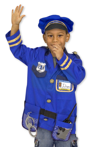 ชุดแฟนซีตำรวจ ส่งเสริมการรู้จักทำงาน รู้จักอาชีพ Police Role Play Costume Set (bart) Melissa&Doug, ของเล่นเสริมพัฒนาการ, ของเล่น