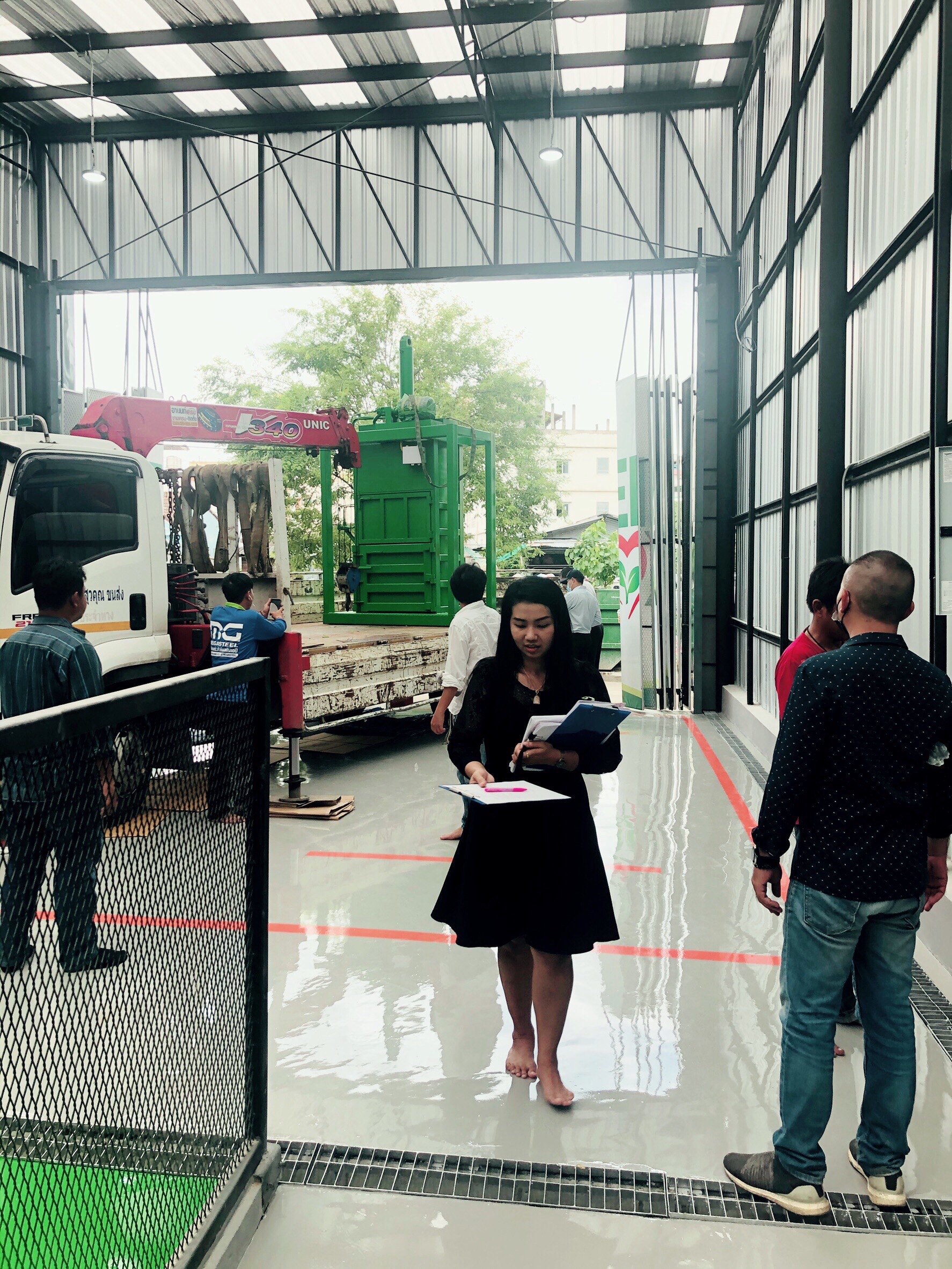 พระจอมเกล้าพระนครเหนือ ก่อสร้างโรงแยกขยะรีไซเคิล