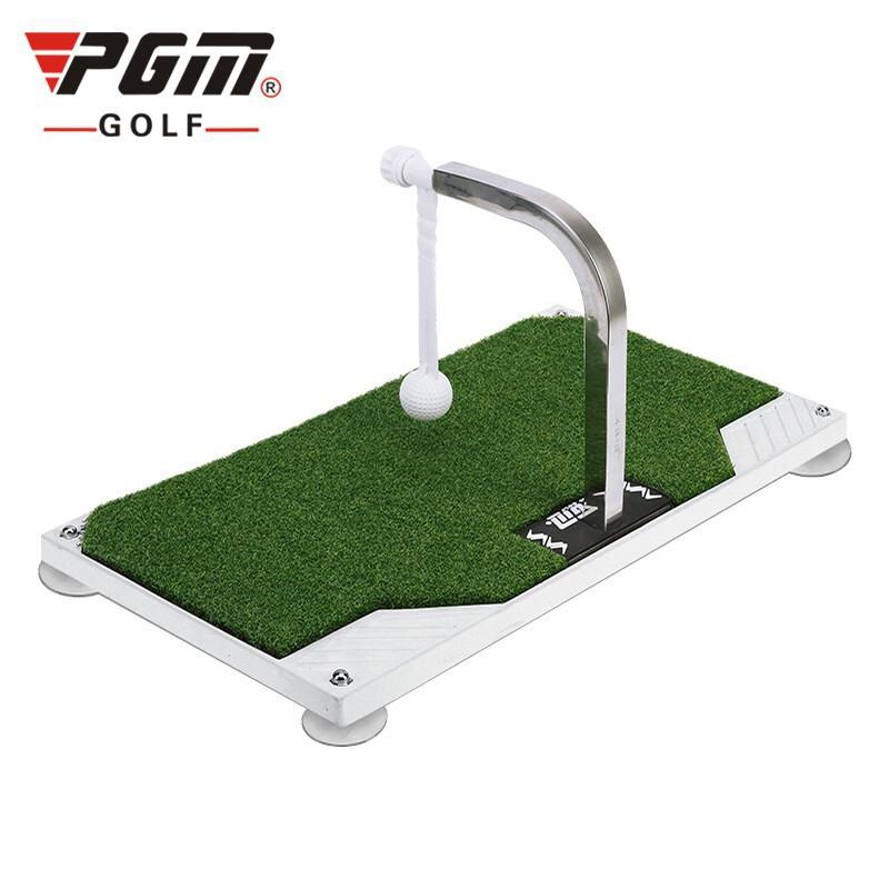 360 degree drive practice mat พรมซ้อมไดร์ฟ 360 องศา PGM HL005 ผลิตจากวัสดุที่แข็งแรงทนทาน ขนาด 33.8 x 63 cm. ( สีขาว )