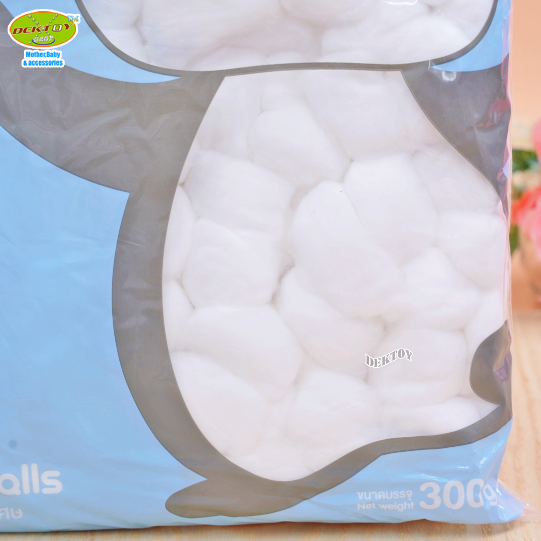 Little penguin ลิตเติ้ลเพนกวิน สำลีก้อนขนาดใหญ่พิเศษ300กรัม