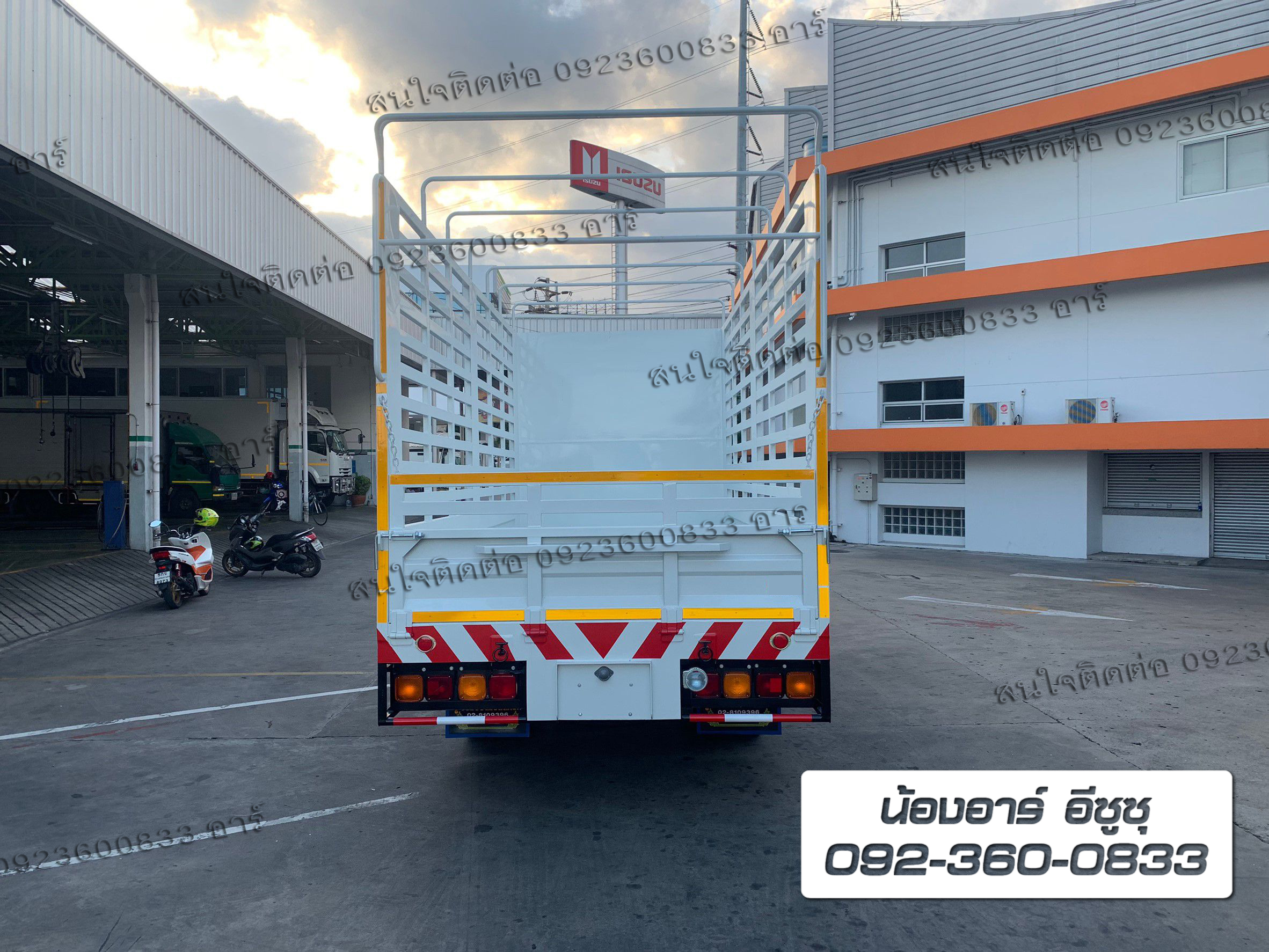 6 ล้อ ISUZU FRR190/210 แรงม้า พร้อมกระบะคอกสูง