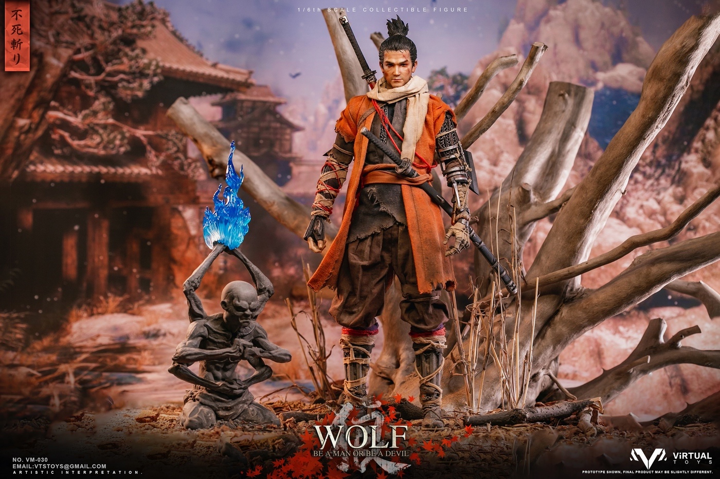 [สั่งจอง] VTS TOYS 1/6 The wolf of Ashina VM-030/VM-030DX Normal/Deluxe Ver
