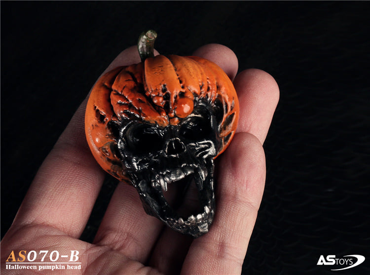 [สั่งจอง]ASTOYS 1/6 : Halloween Skull Pumpkin Head Carving