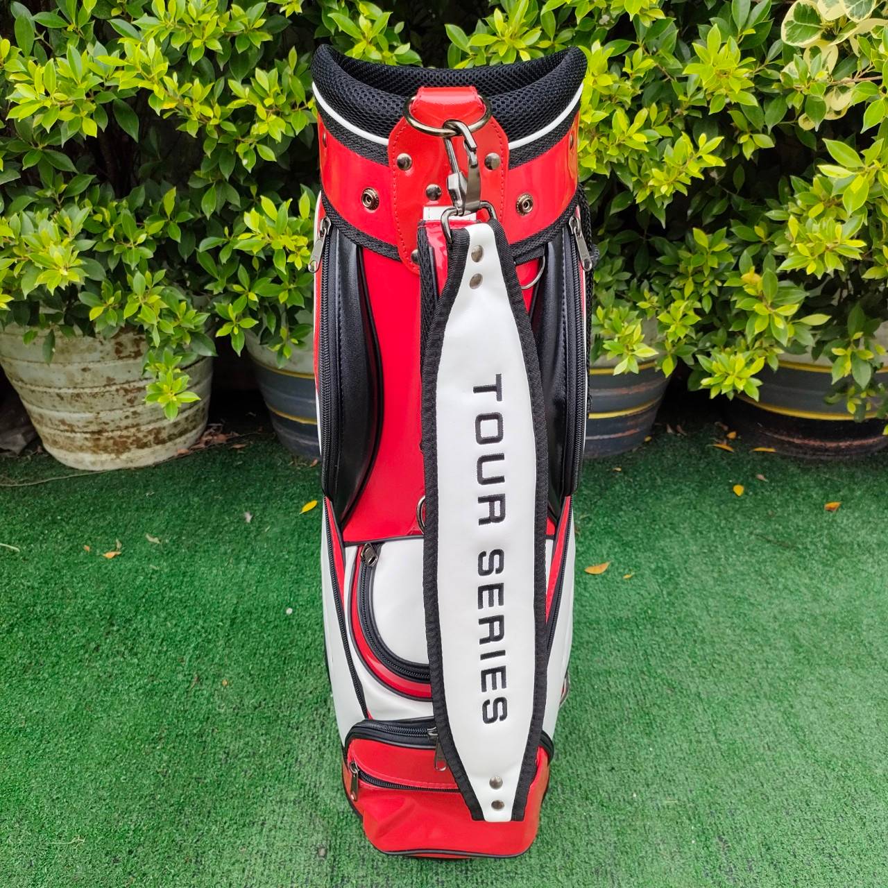 ถุงกอล์ฟเด็ก U.S.KIDS GOLF TOUR SERIES - สีแดง02 ขนาดไชส์ของถุง ปากถุง 7.5 นิ้ว ความสูงของถุงกอล์ฟ 28 นิ้ว มือหนึ่ง ของแท้ BY NakaraLuxurious